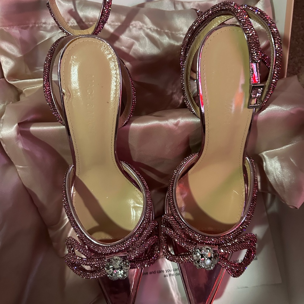 Mach & Mach crystal shoes